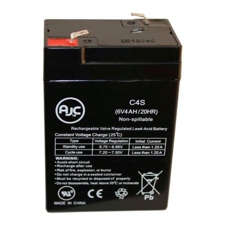 Battery Clerk AJC Astralite TP-100 6V 4.5Ah Emergency Light Battery ASTRALITE-TP-100